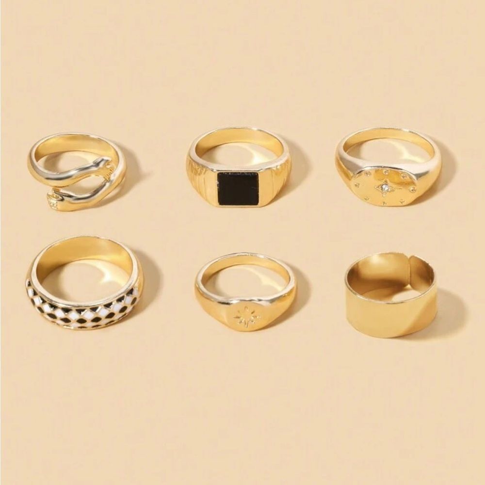 Boho ring set #1550